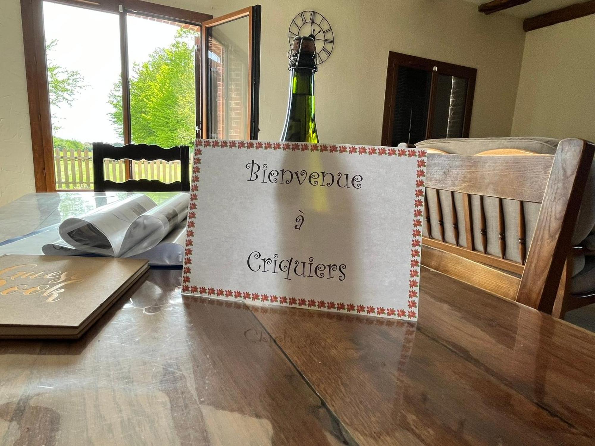 Grand Gite Ideal Pour Famille 10 Personnes Criquiers Extérieur photo