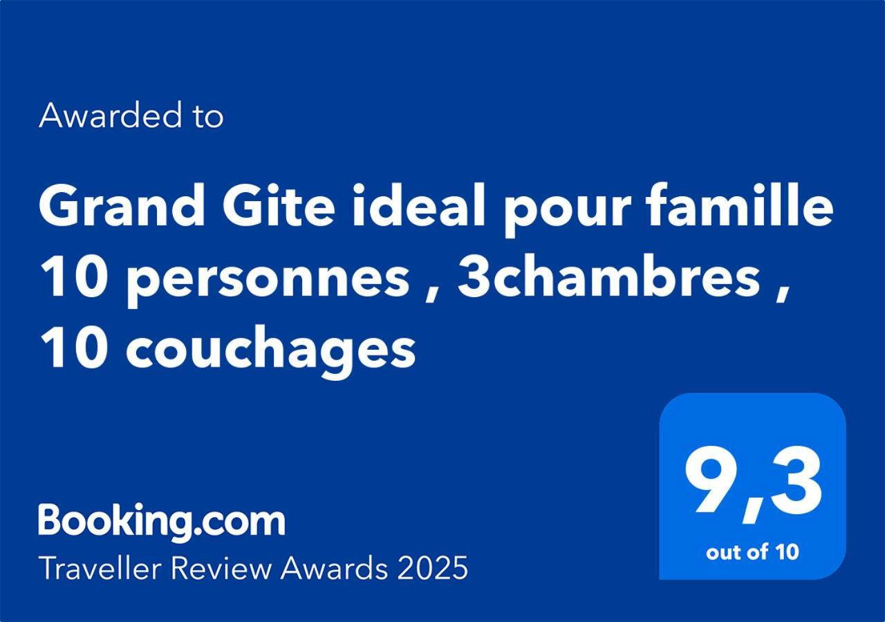 Grand Gite Ideal Pour Famille 10 Personnes Criquiers Extérieur photo